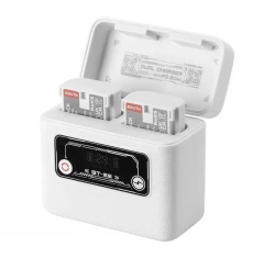 Зарядный кейс Viltrox BT-E6 5500mAh для двух аккумуляторов LP-E6