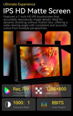 Монитор для видеосъемки Portkeys HD7T 7" 1000nit 1280×800